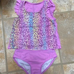 Girls Size 6 two-piece swimsuit